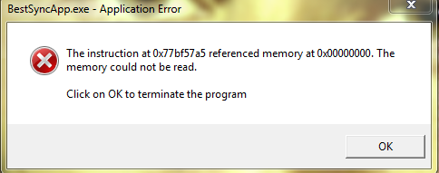 Bestsync shutdown error.PNG