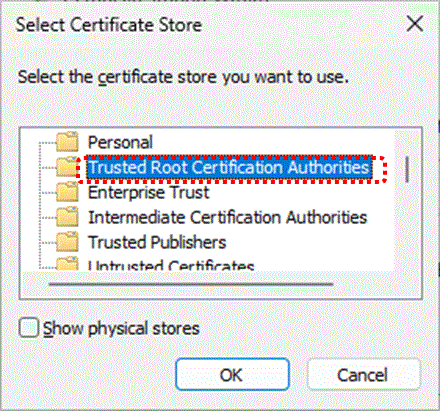 install certificate 3