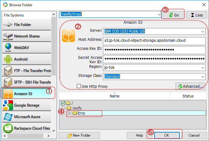 Synchronise with Amazon S3 Compatible Storage